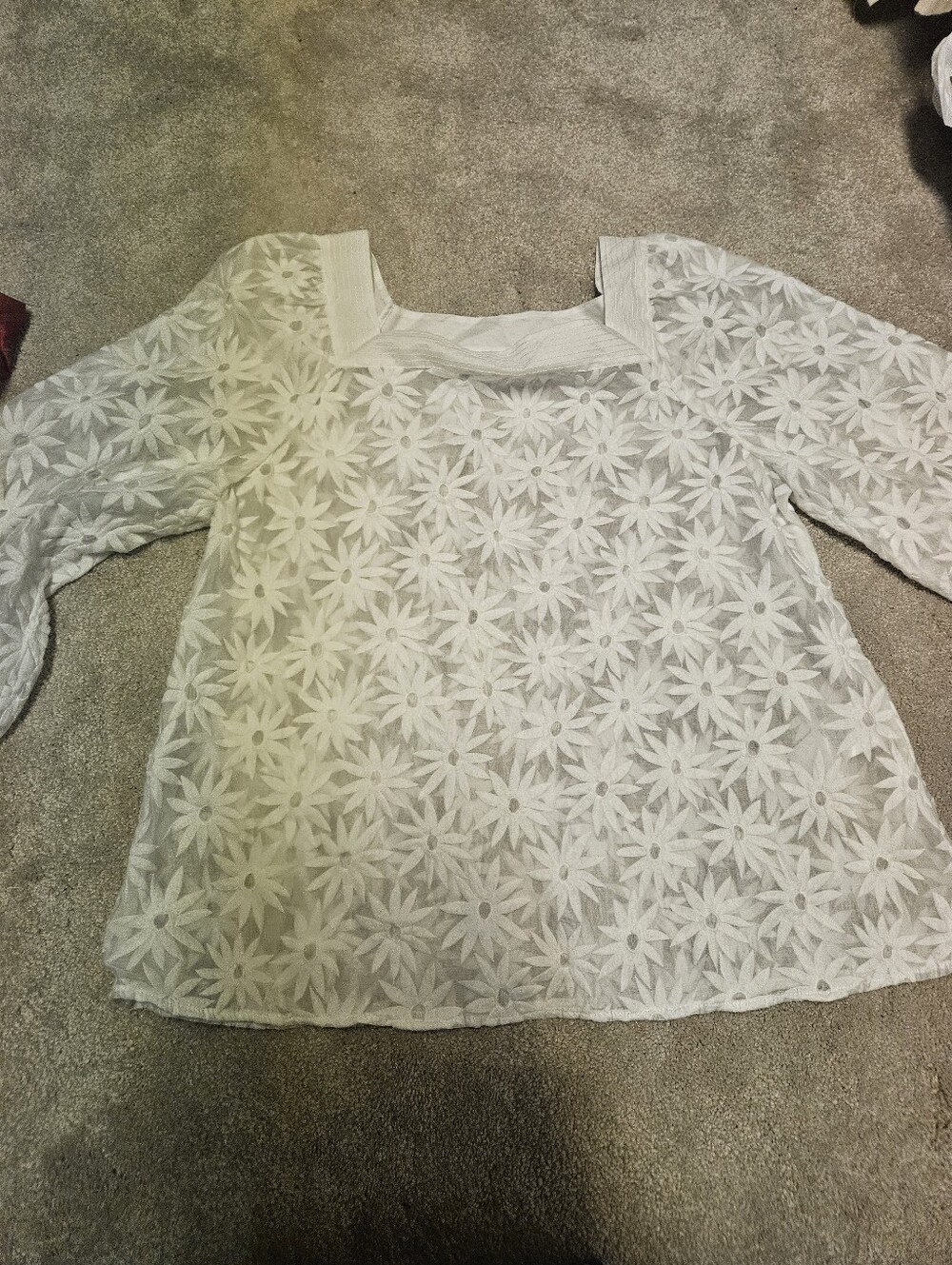 Claudie Pierlot Women’s White Floral Top